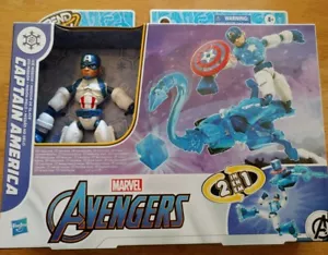 Marvel Avengers Bend and Flex Missions: Captain America Ice Mission 2 in 1 set - Picture 1 of 4
