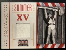 2012 Panini Americana SUMMER GAMES CARD #29 Tommy Kono RELIC #060/299