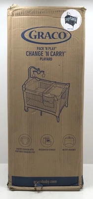 Graco Pack and Play Change 'N Carry Playard Manor Fashion - Sealed - Image 1 of 4