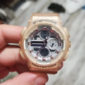 Orologio Casio G-Shock GMAS140NP Serie Ana-Digitale Rosa Traslucido Donna 5316 - Foto 1 di 6