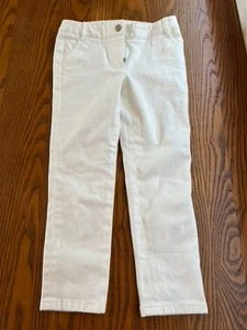 Brooks Brothers White Cotton Skinny Jeans Girls Size 5 - Picture 1 of 6