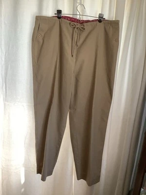 Ralph Lauren Khaki Slacks Size 22 NWOT - Image 1 of 4