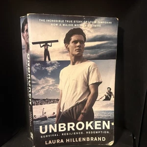 Unbroken by Laura Hillenbrand Paperback 2011 Film Tie-in Edn 2014 GC - Picture 1 of 8
