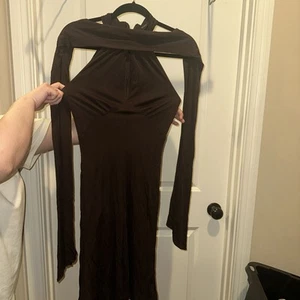 Gucci Dark Purple Dress Size 38 - Picture 1 of 8
