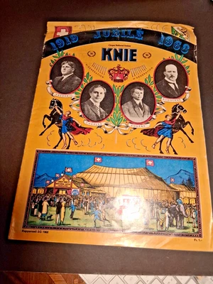 1968 CH programm illustrierte CIRCUS KNIE cirque circo programme programma - Bild 1 von 4