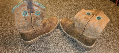 Botas occidentales Dan Post juveniles de cuero marrón talla juvenil 4D/DPC3916 Foto 1 de 4