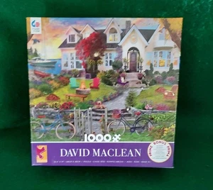 DAVID MACLEAN 1000 pz puzzle riva casa e giardino 26,6" x 19" di CEACO - Foto 1 di 7