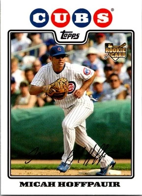 2008 Topps Updates & Highlights Micah Hoffpauir  UH189 Chicago Cubs - Image 1 of 2