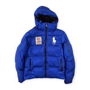 Polo Ralph Lauren Big Pony USA Tyrol piumino giacca blu uomo piccolo  - Foto 1 di 8