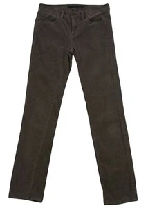 Calvin Klein Jeans Women's Slim Fit Straight Corduroy Pants Zip Fly Grey Size 2 - Picture 1 of 9