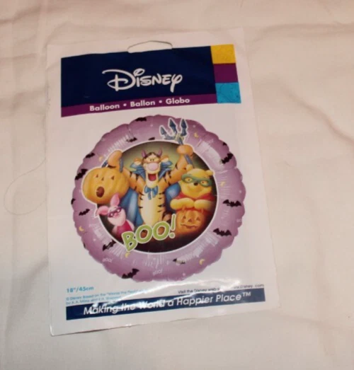 DISNEY TIGGER AND POOH HALLOWEEN MYLAR GLOBO - NUEVO EN PAQUETE Foto 1 de 1