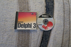 Borland Delphi 3 Software Version 3 for Windows 95 & NT CD DISC
