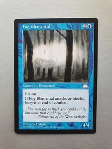 Fog Elemental, MTG Weatherlight (1997) Common Blue Creature NM - Picture 1 of 2