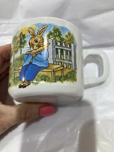 Miracle Melamine Wares Peter Rabbit Easter Spring Plastic Cup Vintage 1970 EUC! - Picture 1 of 12