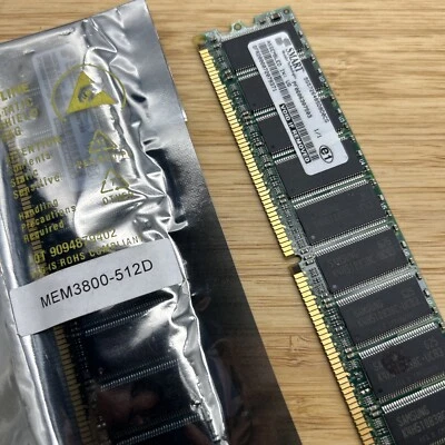 NEW 1GB Total Ram ( 2x ) 512mb PC2100 DDR 266mhz ( ECC ) 64mx72 SDRAM Vintage - Image 1 of 4