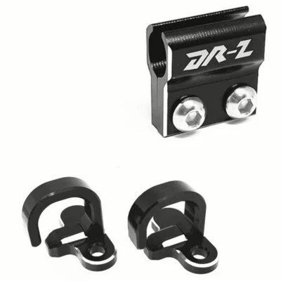 Soporte guía abrazadera de manguera línea de freno delantero trasero CNC para Suzuki DR-Z 400SM DRZ400SM Foto 1 de 4