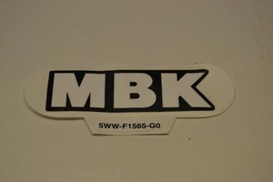 Aufkleber Schwarz Weiß MBK Booster Spirit 50 Emblem Front Roller 5WW-F1565-G0 - Bild 1 von 4