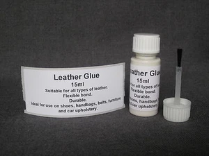 PEGAMENTO DE CUERO PROFESIONAL para REPARACIÓN HÁGALO USTED MISMO desgarros RASGADURAS sofás zapatos tapicería coche  - Imagen 1 de 3