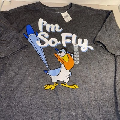 Camiseta Reyes León Zazu Pájaro Adulto Unisex Talla XXL Nueva con Etiquetas Parques Disney Foto 1 de 4
