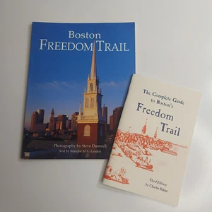 Lot 2 The Complete Guide to Boston's Freedom Trail & Boston Freedom Trail Books - Picture 1 of 24