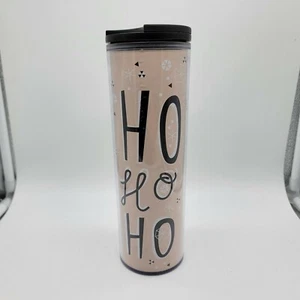 Starbucks Ho Ho Ho Holiday Traveler Tumbker 16 oz Cup & Lid - Picture 1 of 7