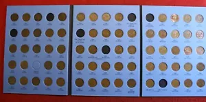 1920-1988 Canadian Small Cent Folder 67 Coins Circulated CA7 - Picture 1 of 6