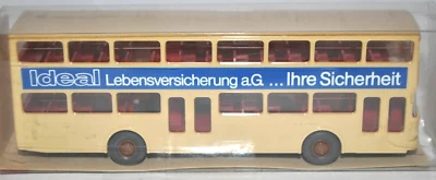 Wiking 730 (730/12) MAN SD 200 Double Deck Bus ("IDEAL") - NEW w/BOX - Image 1 of 4