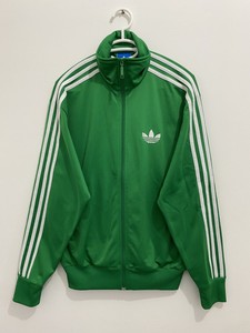 green adidas track top