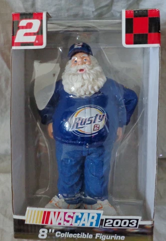 NASCAR 2003--RUSTY 8" COLLECTIBLE FIGURE--RUSTY WALLACE----NEW IN BOX----L@@K Cover