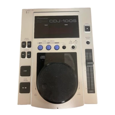 Pioneer DJ CDJ-100S CD Player silver Compact Disc Player  [Not Tested] - Image 1 of 4