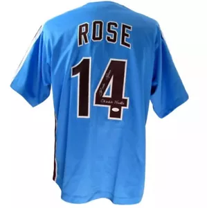 Pete Rose signed Trikot Phillies Autogramm Jersey Pete Rose Autograph JSA Cert - Bild 1 von 4