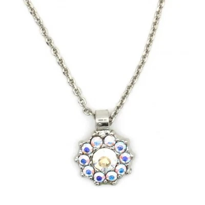 Collar Colgante Mariana Winds of Change Plata Cristal AB Mezcla Roseta 1165 Nuevo con Etiquetas Foto 1 de 3