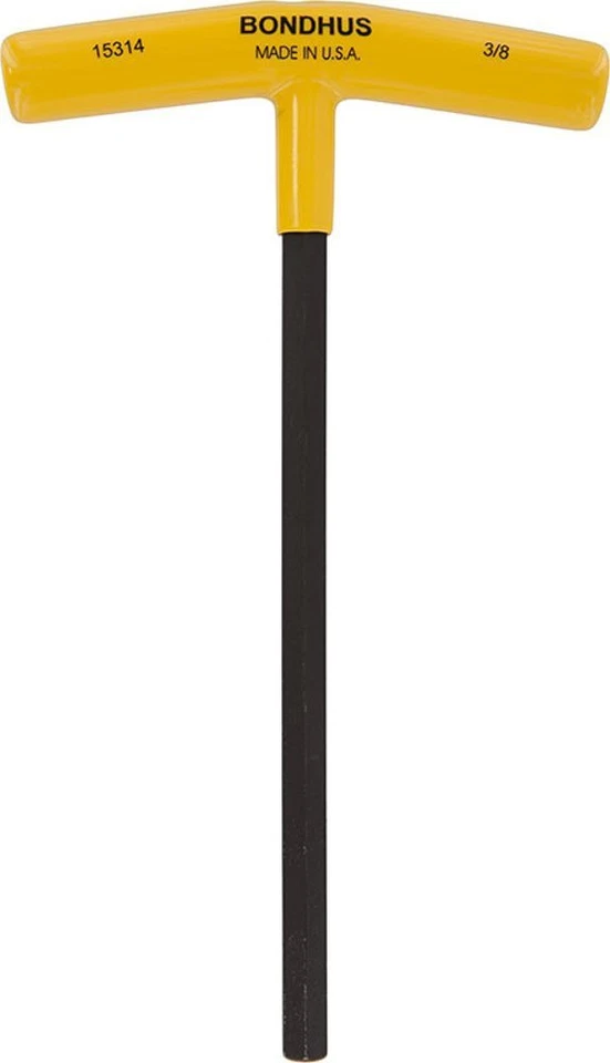 Bondhus 15312 1/4" Hex Tip T-Handle with ProGuard Finish, 2 Piece - Image 1 of 1