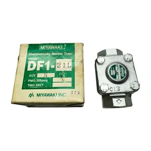 Miyawaki DF1-21L Thermostatic Steam Trap 3/4", 305 PSIG, 455°F, 20A, A 105 E - Picture 1 of 9