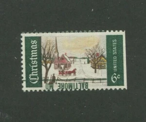 United States Postage Stamps #1384m MNH VF Inverted Baltimore Precancel - Picture 1 of 1