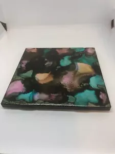 Abstrakte Kachel Kunst Untersetzer - Bild 1 von 3