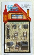 vintage plastic dollhouse furniture