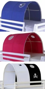 Kids Mid Sleeper Bed Tunnel Tent Canopy – Fun Play Den Attachment - Picture 1 of 4