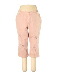 NWT Boutique Rose tan 20W skinny crop jeans. O2 - Picture 1 of 2