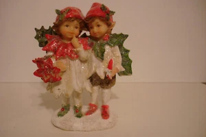 Mark Roberts Stechpalme Elfe Junge & Mädchen Weihnachten Urlaub Harz Figur - Bild 1 von 24