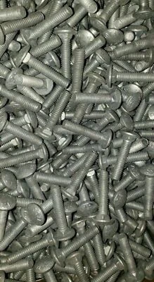 1/2-13 X 6 Galavnized Carriage Bolt Assembly With Nuts, Flats & Locks 120 Pieces - Image 1 of 4