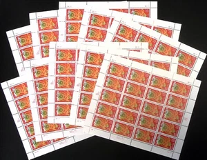 BELOW FACE! #3272 RABBIT. WHOLESALE LOT of (10) MINT SHEETS. F-VF NH. BCV $210 - Picture 1 of 2