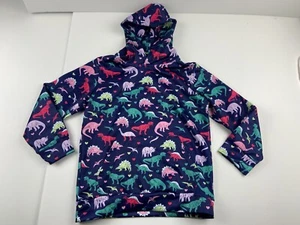 Girls Funny Kid Long Sleeve Sweatshirt Dinosaur Size Medium Pink Blue  - Picture 1 of 4