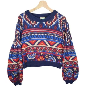 Suéter Farm Rio Para Mujer Ainika Tapiz Gran Tamaño - Talla Grande L Multicolor - Imagen 1 de 6