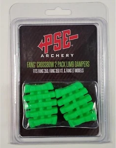 PSE Fang Armbrust 2er Pack Gliedmaßendämpfer GRÜN - Bild 1 von 2