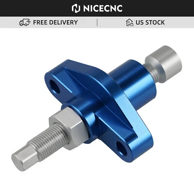 Tensor de cadena NICECNC Billet Cam para Suzuki DRZ 400SM DRZ400SM 2005-2024 azul Foto 1 de 4