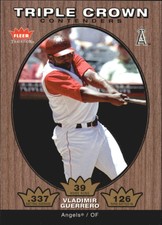 2006 Fleer Tradition Baseball Triple Crown Contenders #TC9 Vladimir Guerrero