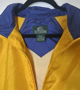 Vintage Bass Pro Shops Mens Rain Jacket Blue size XLT X-Large Tall Outdoors - Picture 1 of 6