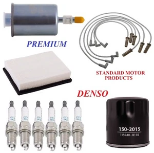 Tune Up Kit Filters Wire Spark Plugs For PONTIAC GRAND AM V6 3.3L 1992 - Picture 1 of 1