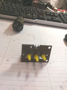 NOS RADIO/TV REPAIR PART RCA Triple Push button Switch Unit - Picture 1 of 2